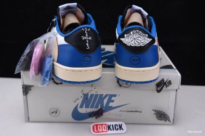 Reps TBkick x Jordan Retro Design Fragment Low 1 DM7866-140 x Travis Scott Air 0822